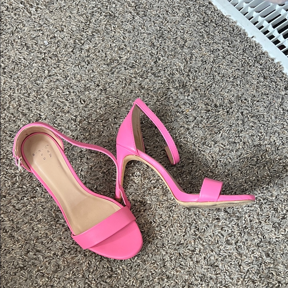 a new day Vibrant Pink Strappy Heels